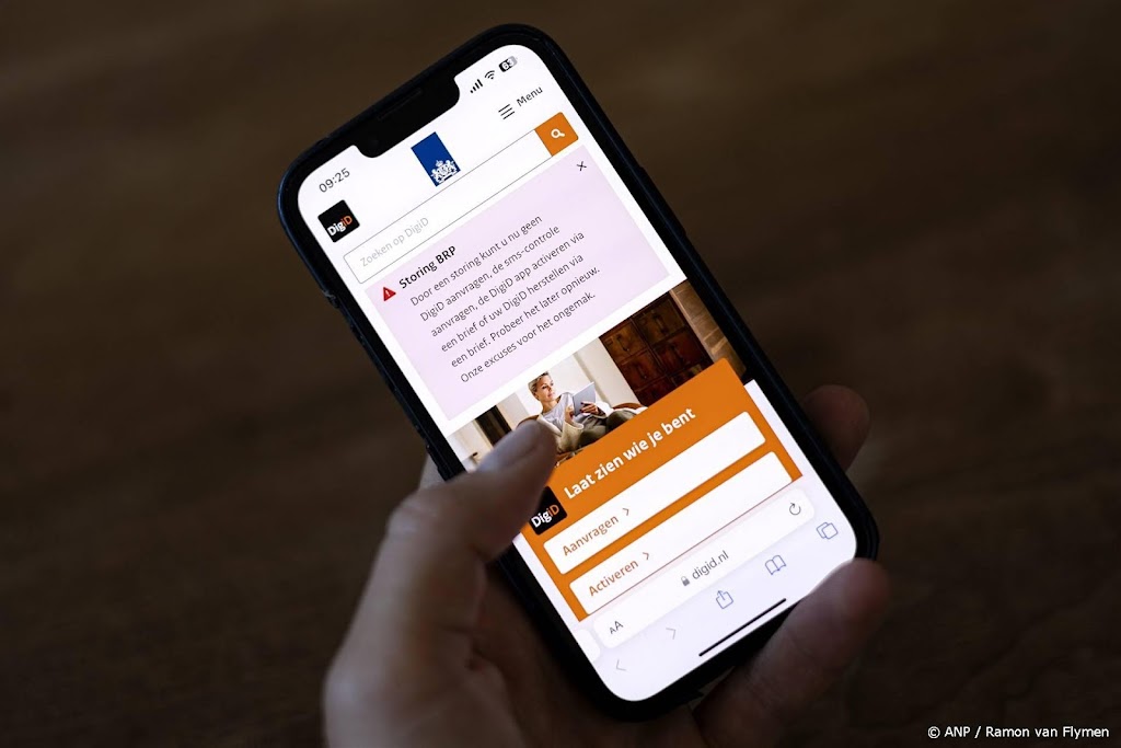 Geen onlineaangifte bij politie mogelijk door storing DigiD