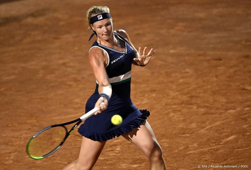 Wedstrijd Bertens op Roland Garros uitgesteld wegens regen