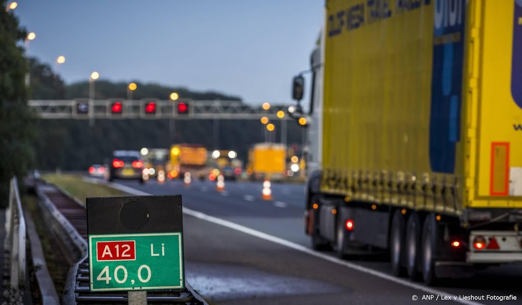 Afsluiting A12 zorgt voor 'economische schade' bij transporteurs