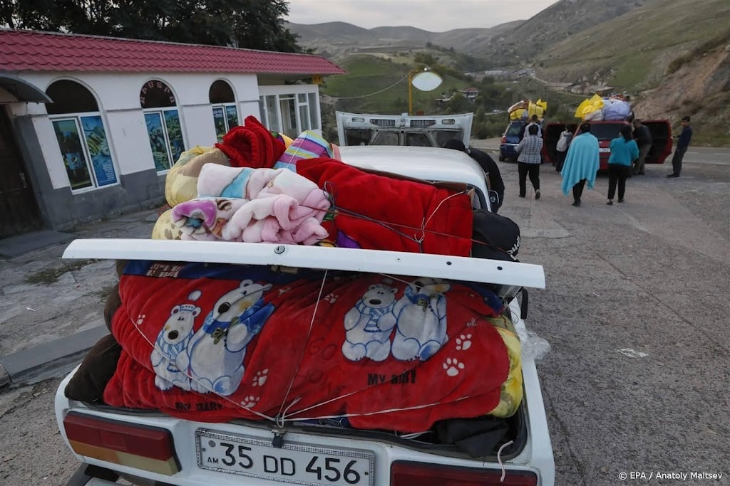 Helft etnische Armeniërs gevlucht uit Nagorno-Karabach