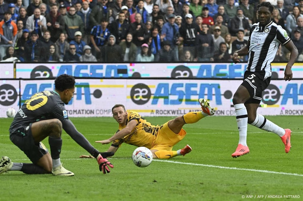 Internazionale herstelt zich met zege bij Udinese 