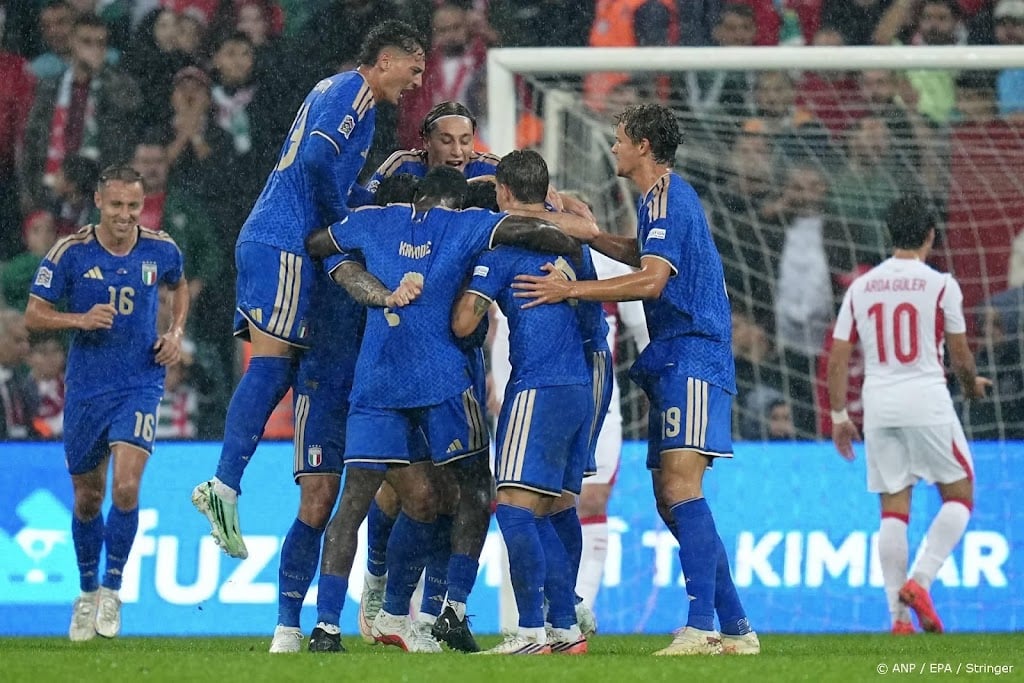 Italië boekt in Turkije eerste overwinning na misgelopen WK