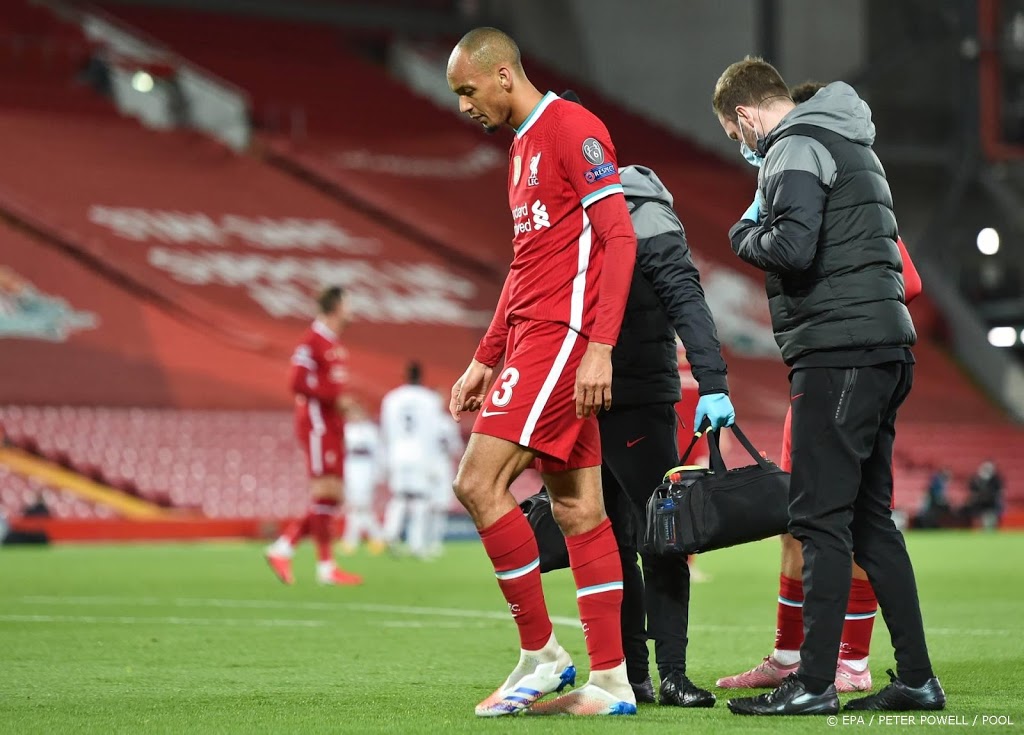 Liverpool vreest voor blessure bij verdediger Fabinho 