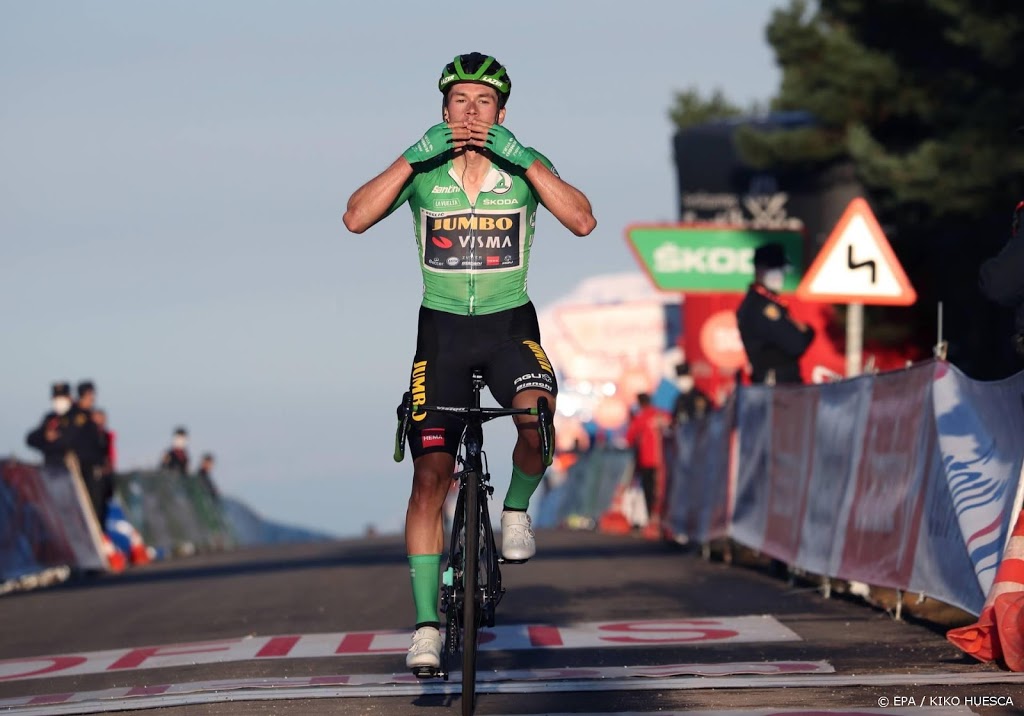 Roglic wint achtste etappe Vuelta en pakt tweede ritzege