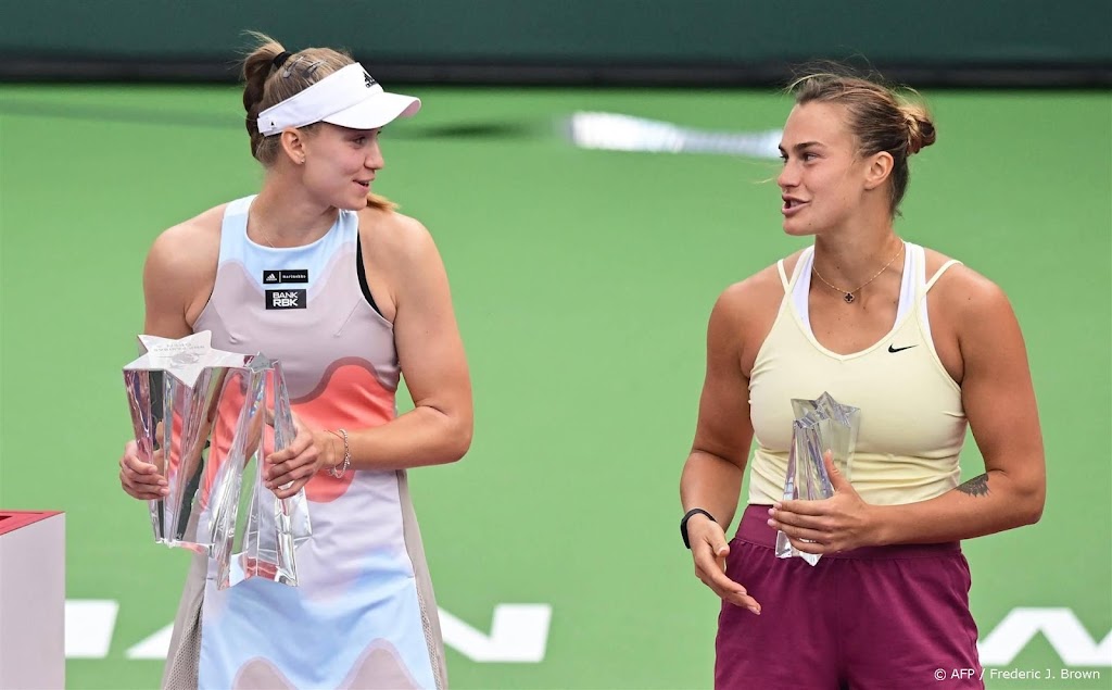 Tennisster Sabalenka treft Rybakina in WTA Finals