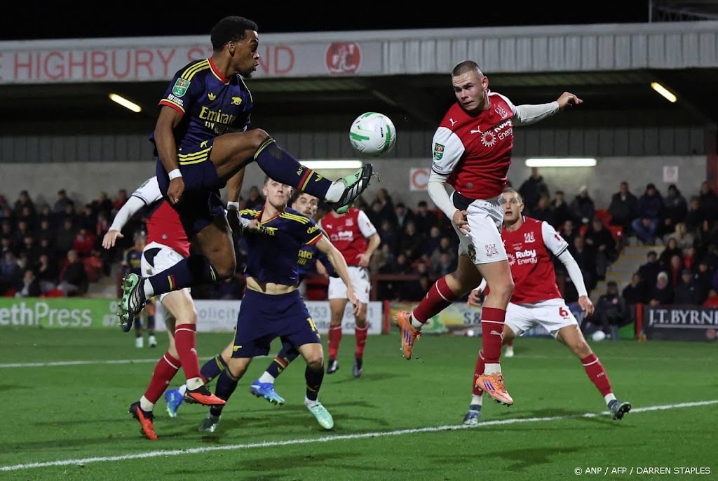 Arsenal verliest om drone stilgelegd bekerduel na strafschoppen