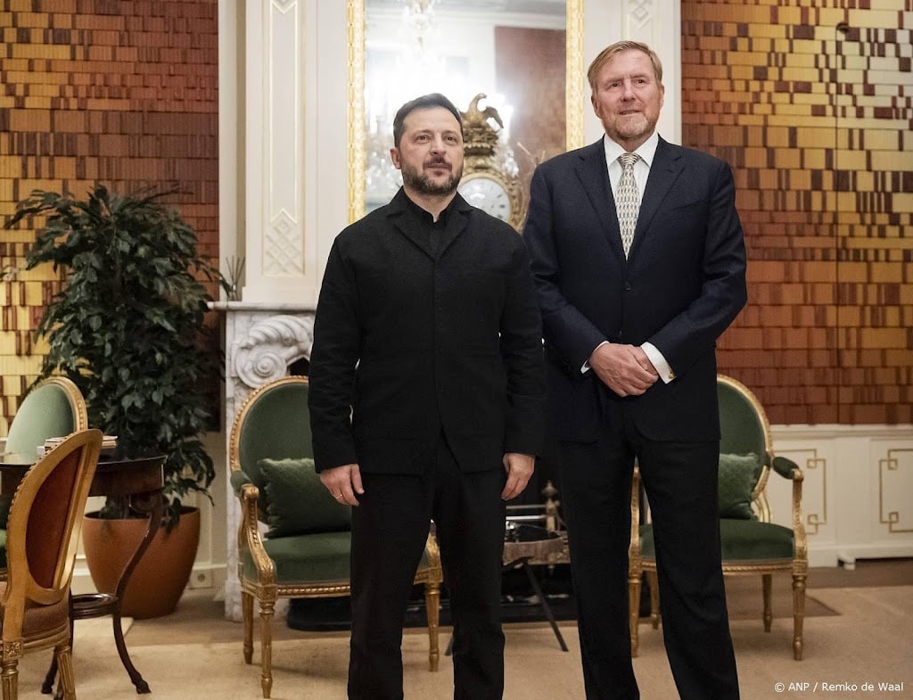 Koning ontvangt Zelensky met open armen