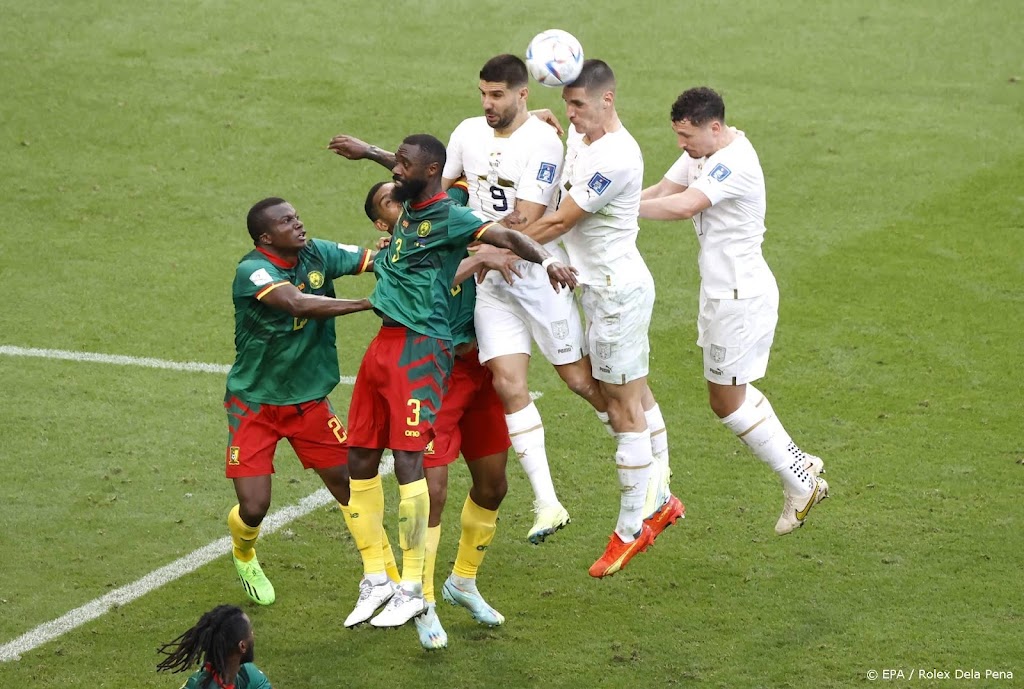 Spectaculair WK-duel tussen Kameroen en Servië eindigt in 3-3