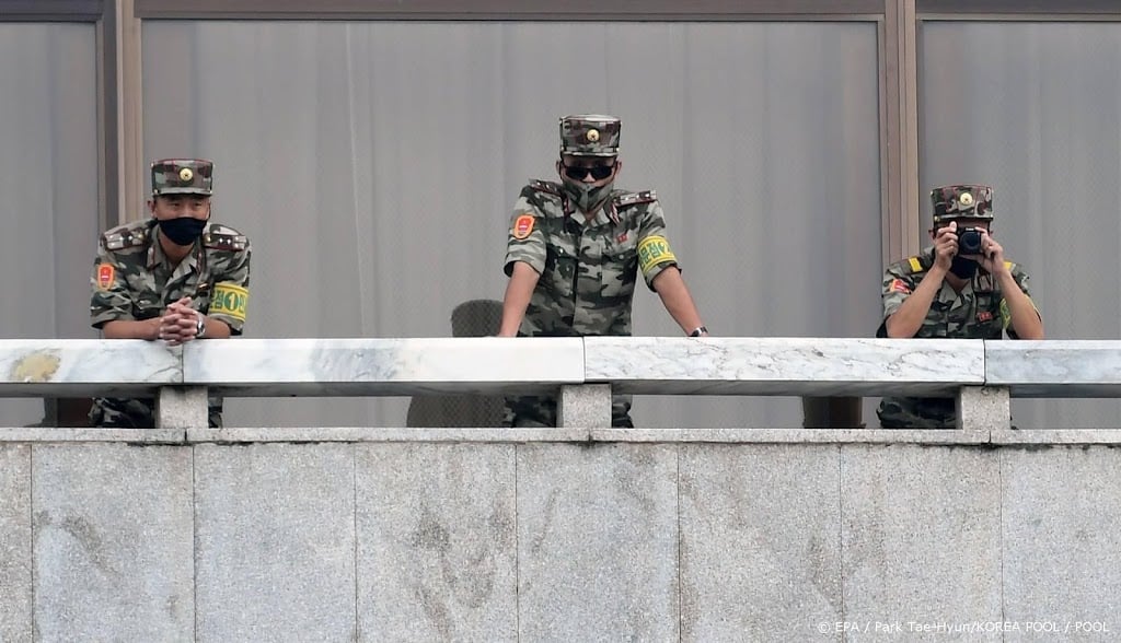 Yonhap: Noord-Koreaanse militairen in grensdorp bewapend