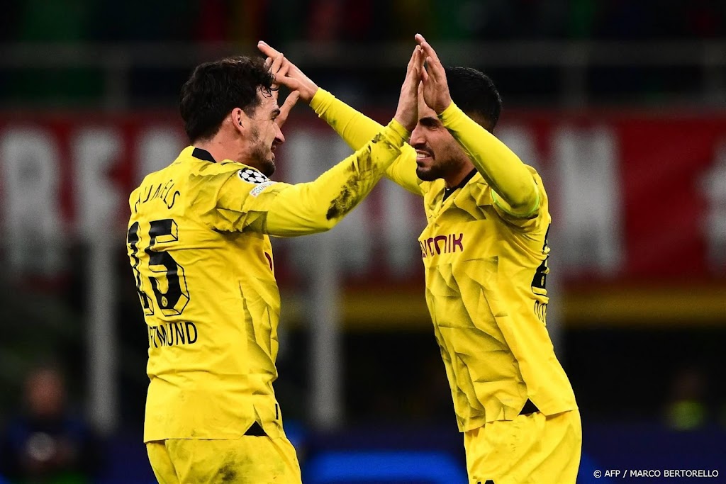 Dortmund door in CL na zege, gelijkspel PSG en Newcastle