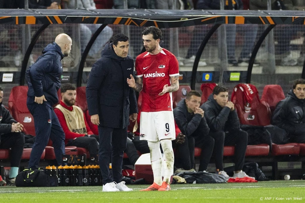 AZ-trainer Martens kan leven met gelijkspel