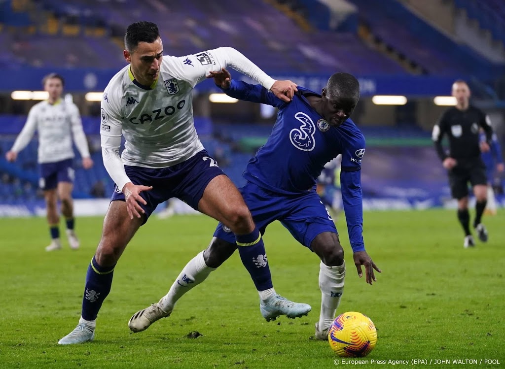 El Ghazi bezorgt Aston Villa punt in uitwedstrijd tegen Chelsea