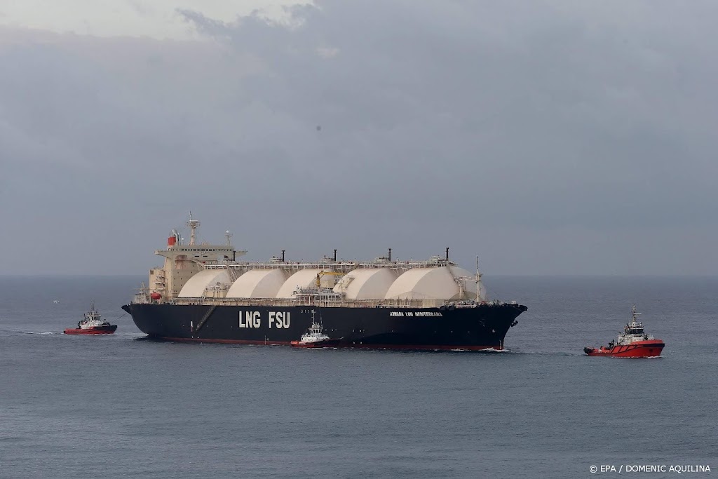 Meer schepen met vloeibaar gemaakt aardgas op weg naar Europa