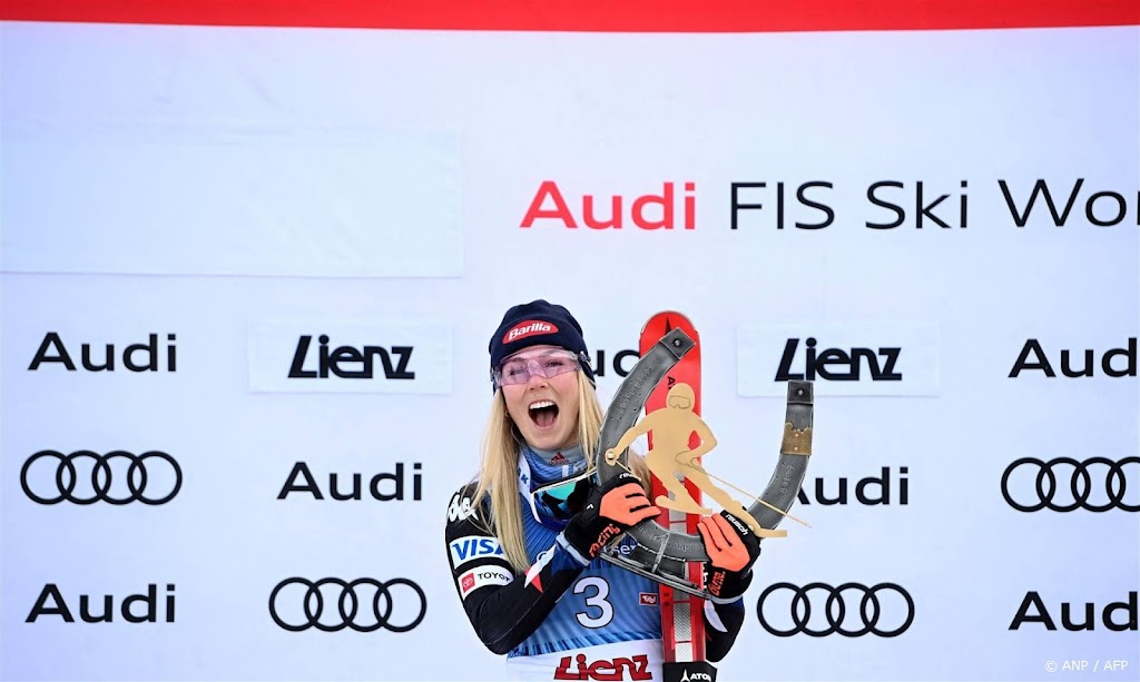 Skiester Shiffrin verstevigt koppositie na winst in Lienz