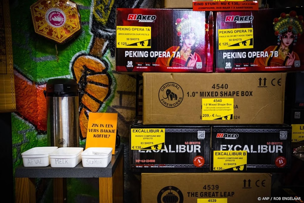 Vuurwerkverkoop begint, een dag eerder dan gebruikelijk