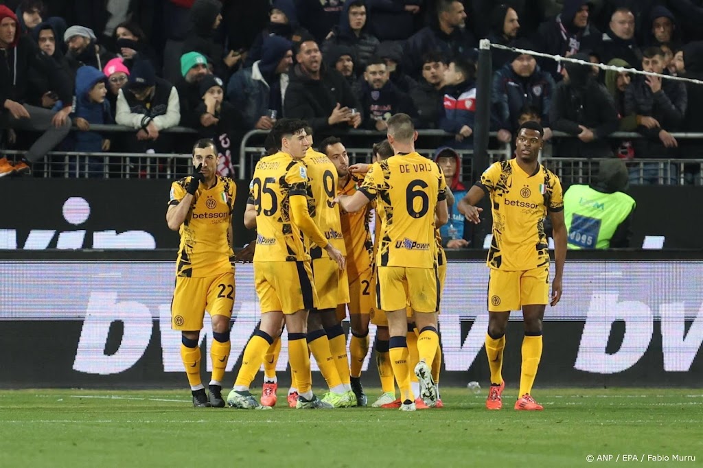 De Vrij en Dumfries winnen met Internazionale ook van Cagliari