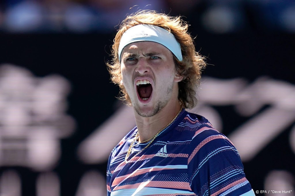 Tennisser Zverev eindelijk naar laatste vier op grandslamtoernooi