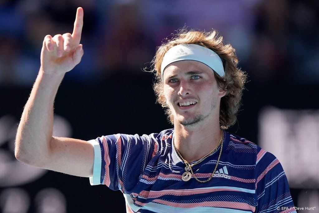 Zverev houdt zich aan zijn woord bij eerste grandslamtitel