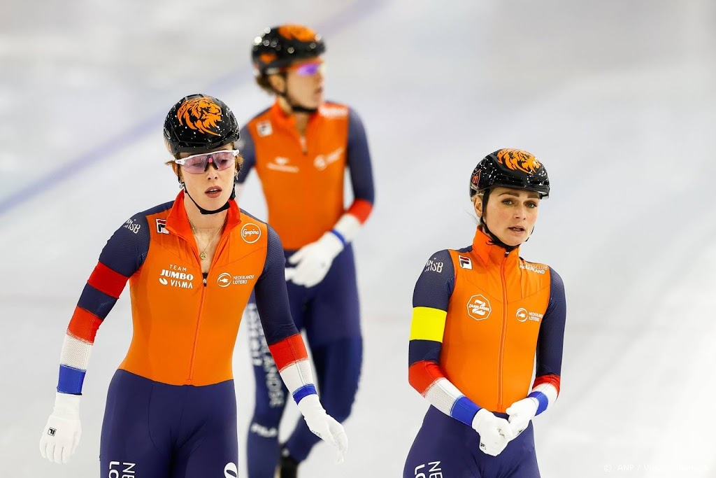 Opnieuw zilver voor Nederlandse schaatssters op achtervolging