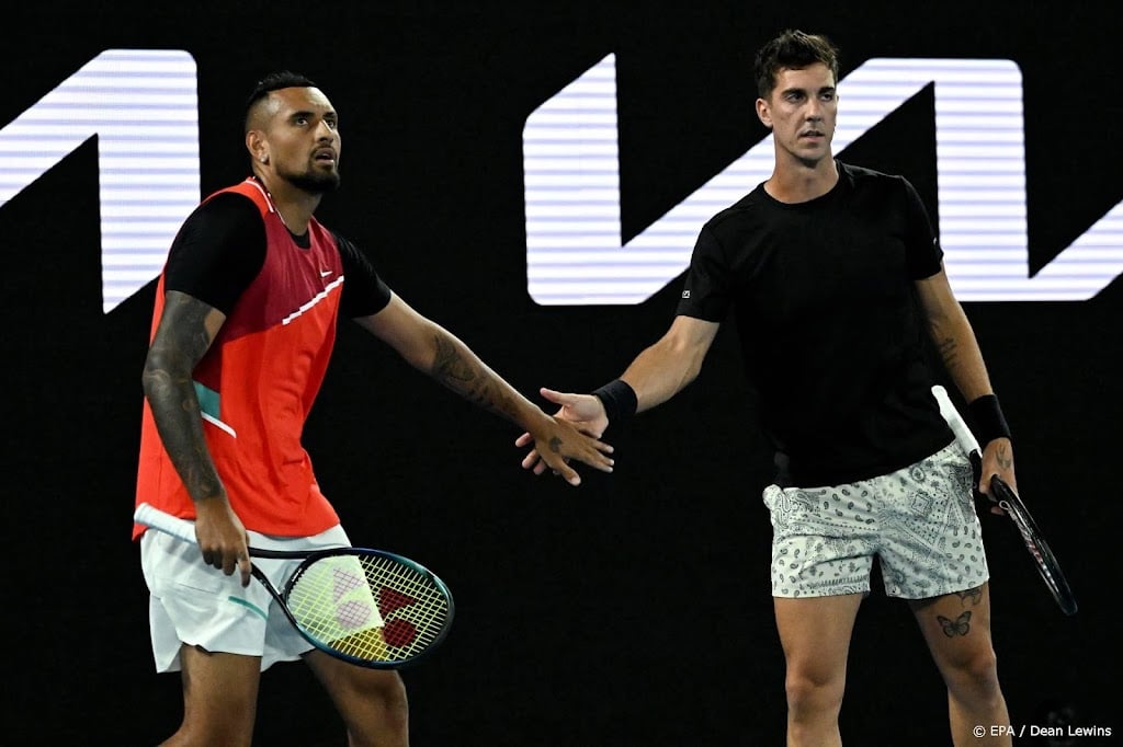 Kyrgios en Kokkinakis winnen dubbelspel Australian Open