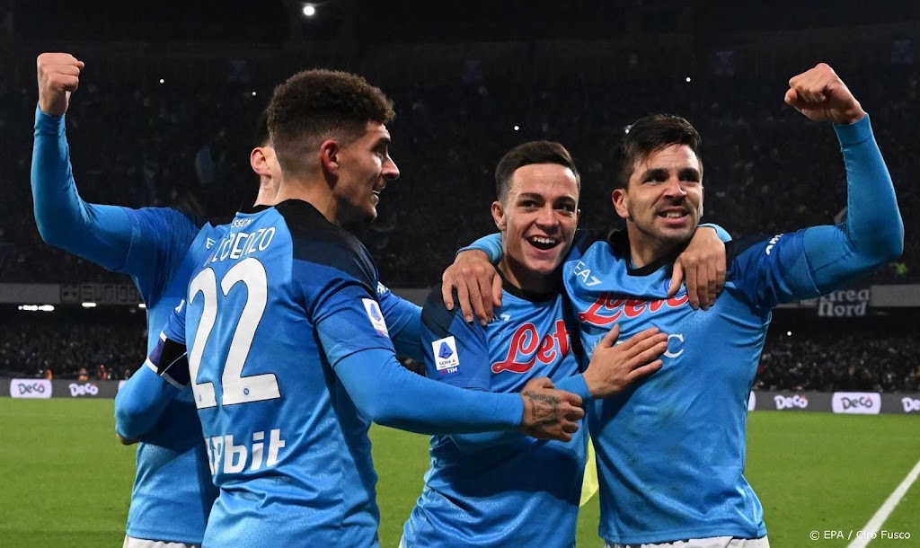 Koploper Napoli vergroot voorsprong in Serie A na zege op AS Roma