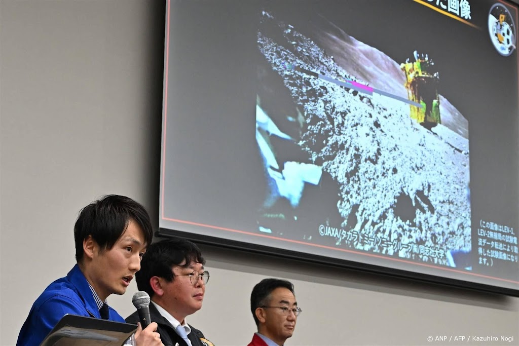 Japan heeft contact met maanlander, accu heeft weer stroom