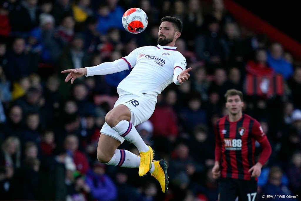 Chelsea verspeelt punten bij Bournemouth