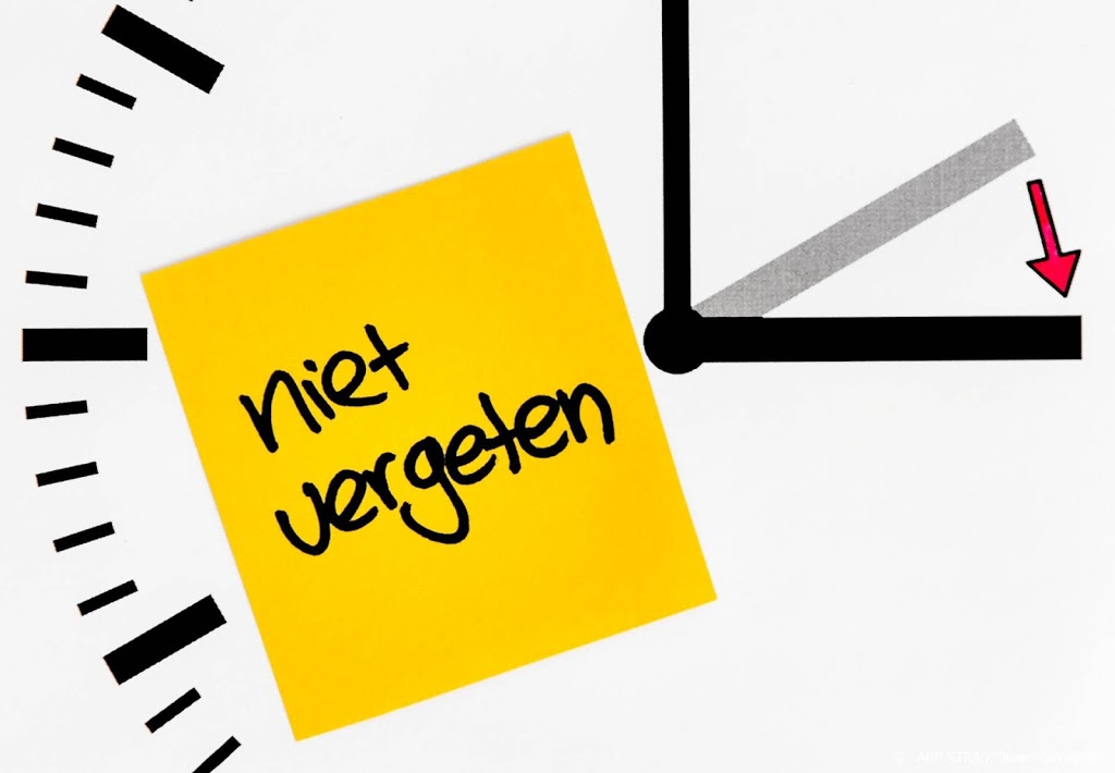 De klok is een uur vooruit gezet, we leven weer in de zomertijd