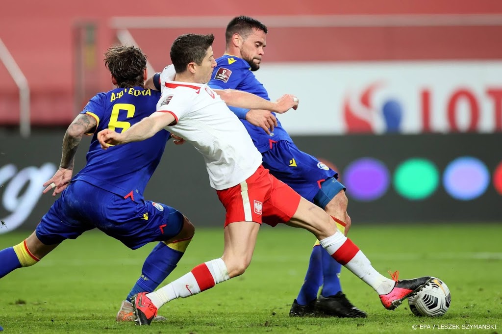 Lewandowski met knieblessure onzeker voor duel met Engeland
