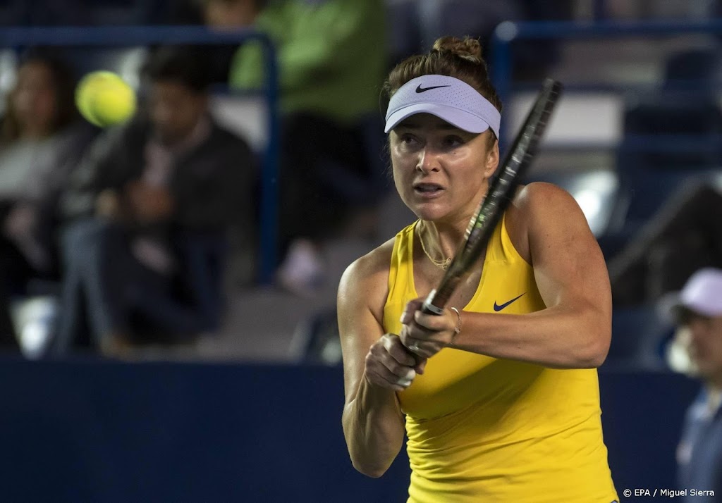 Oekraïense tennisster Svitolina is op en neemt pauze