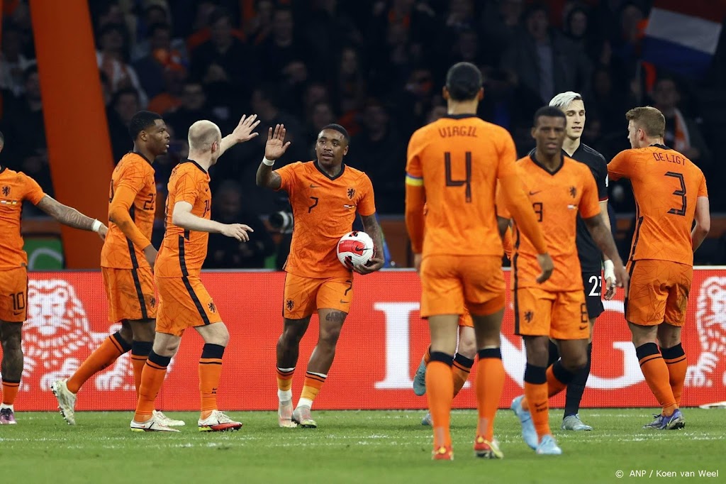 Bergwijn helpt Oranje in oefenwedstrijd naast Duitsland (1-1)