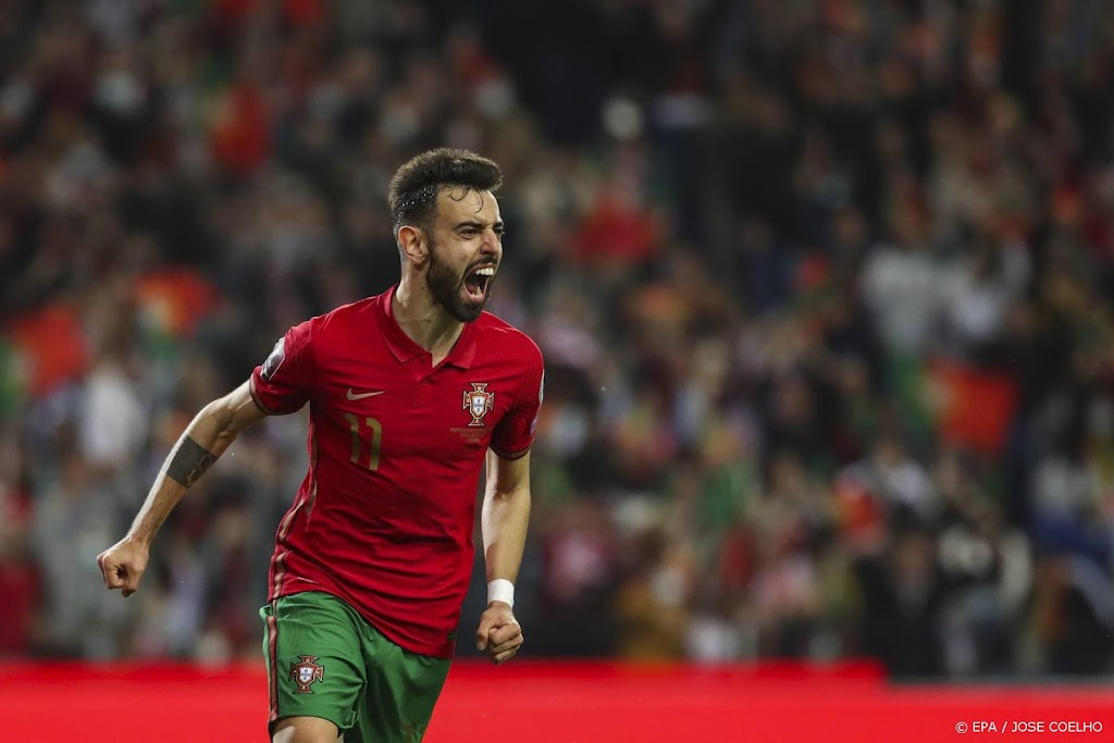 Bruno Fernandes loodst Portugese voetballers naar WK