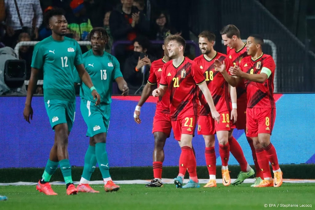 België zonder veel moeite voorbij Burkina Faso