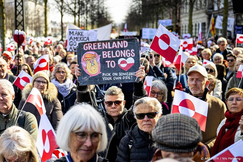 Denen protesteren tegen Amerikaanse bemoeienis met Groenland