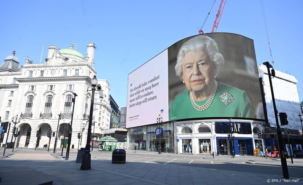 Koningin Elizabeth spreekt op 8 mei opnieuw het land toe