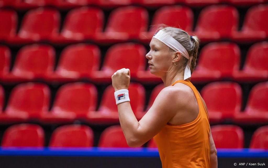 Tennisster Bertens wint eerste partij in 2021 op WTA Tour