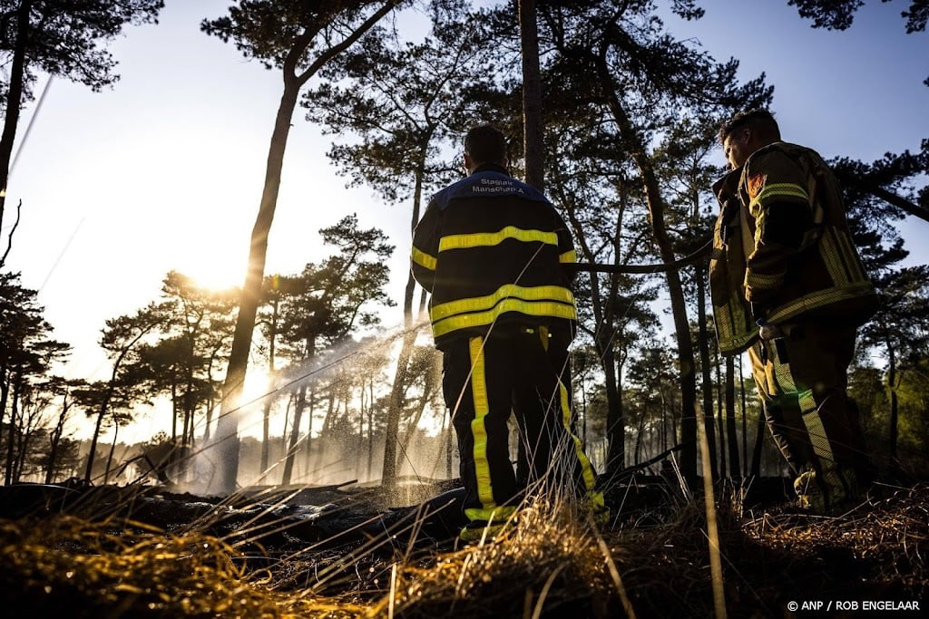 Grote natuurbrand in Limburgse Helden