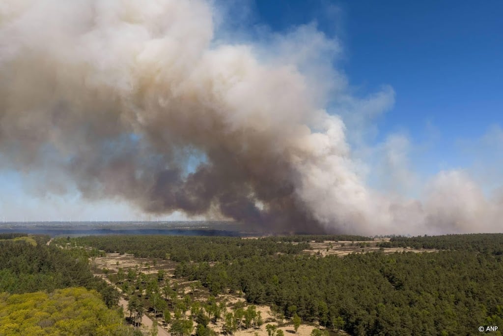 Nog sterke rooklucht in Nunspeet