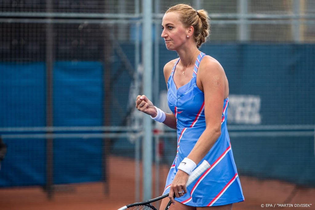 Tennisster Kvitova de beste op 'coronaproof' toernooi in Praag