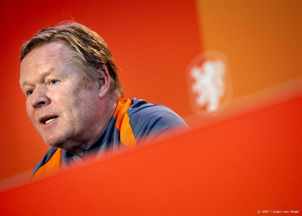 Bondscoach Koeman gelooft in kansen van Oranje voor EK 