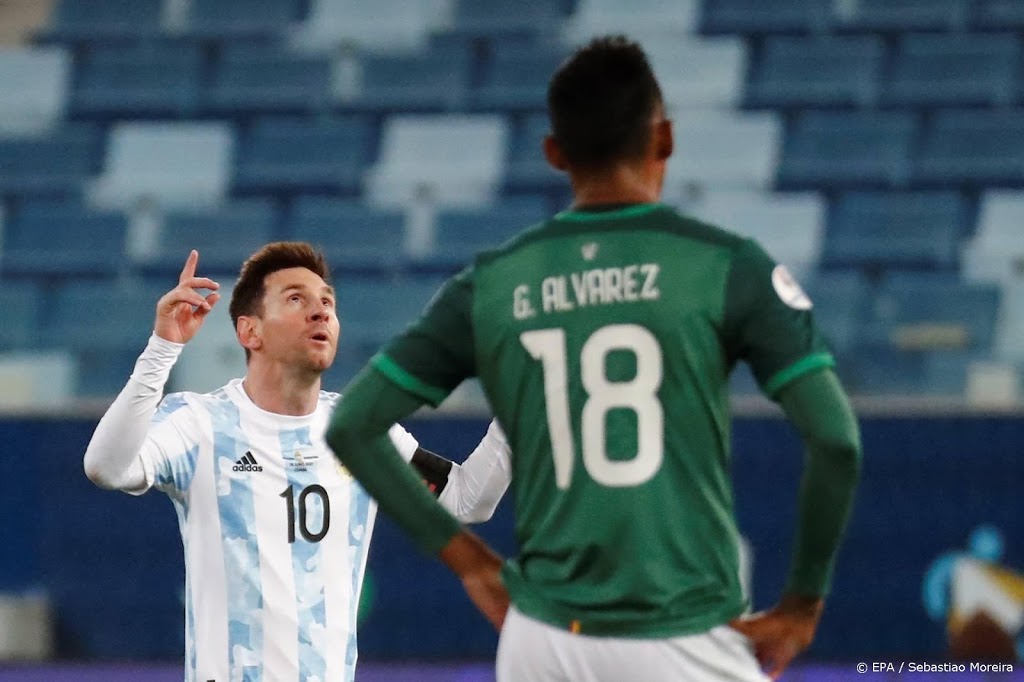 Messi viert recordinterland met twee doelpunten op Copa América