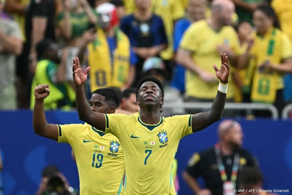 Brazilië schakelt Japan uit op WK dankzij doelpunt in slotfase