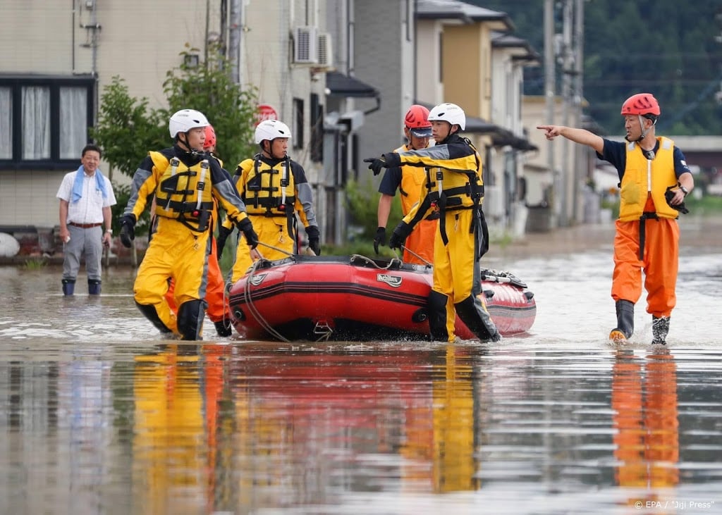 Opnieuw overstromingen in Japan door hevige regenval