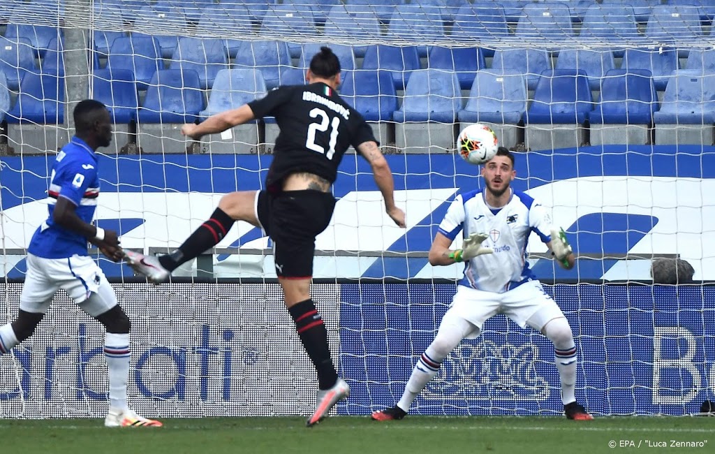 Ibrahimovic scoort als eerste 50 keer voor Milan en Inter