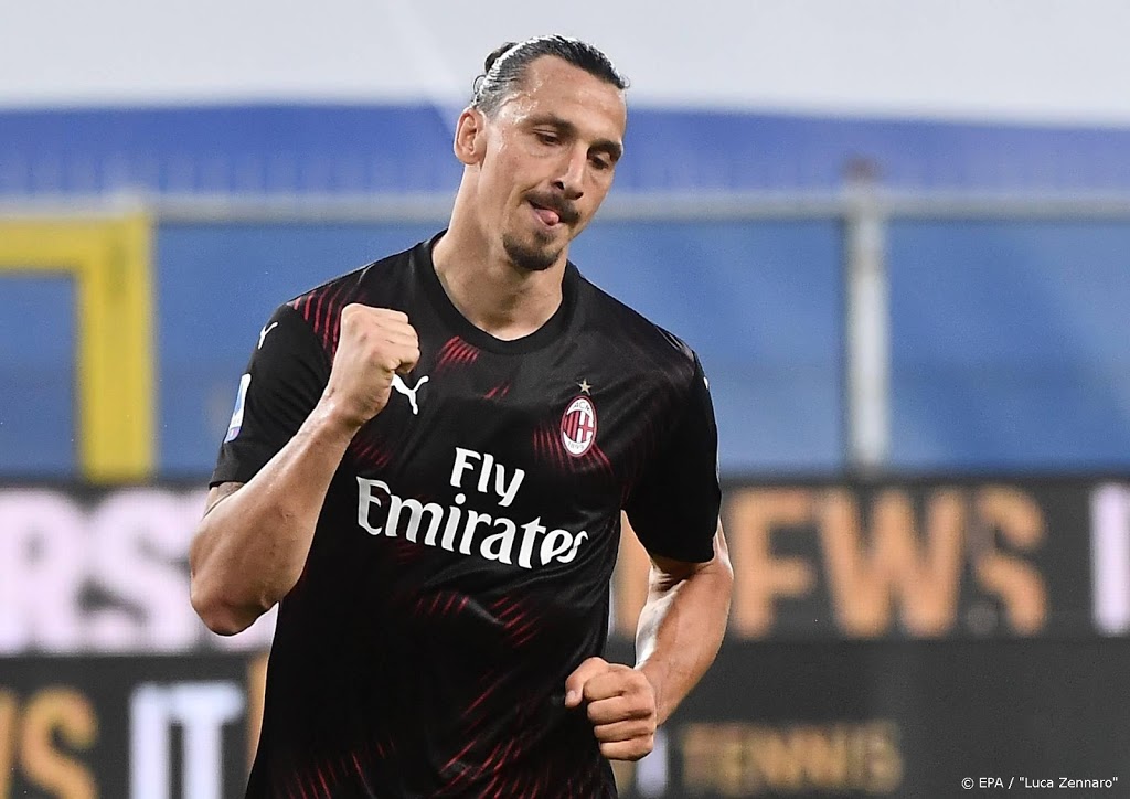Ibrahimovic weer eens in de hoofdrol bij Milan