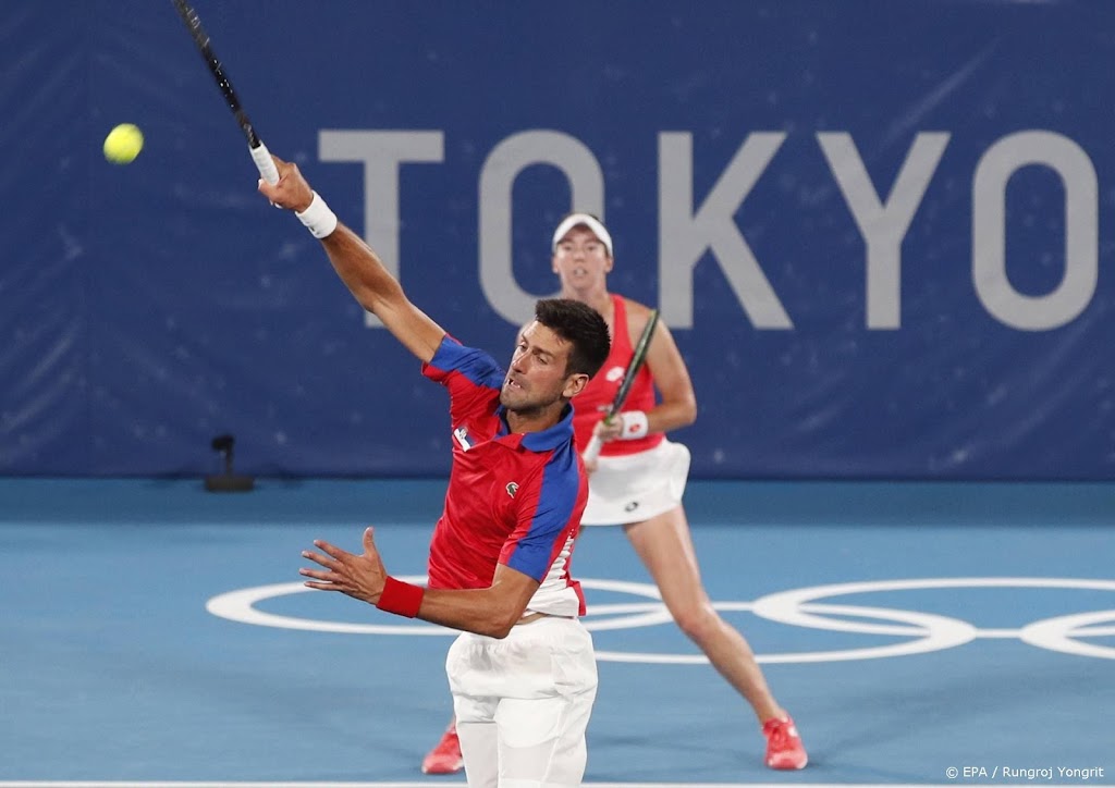 Tennisser Djokovic ligt in Tokio op schema