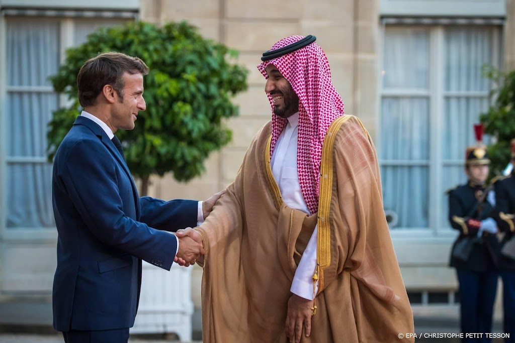 Saudische kroonprins dankt voor 'warm onthaal' bij Macron