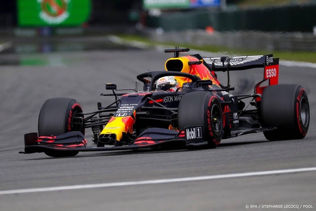 Verstappen begint van derde positie aan Grote Prijs van België