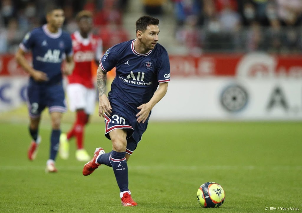 PSG verslaat Stade Reims bij debuut Messi