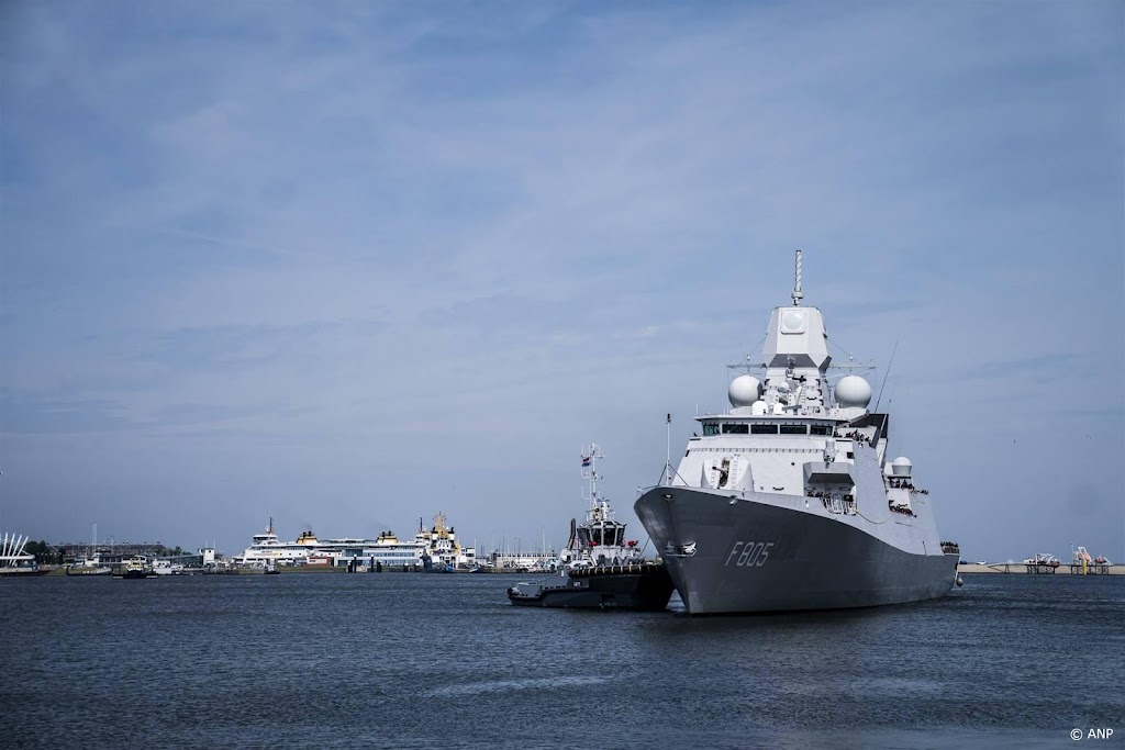Brand aan boord van fregat Zr.Ms. Evertsen in haven Den Helder